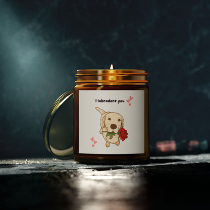 Labrador / Dog Themed Adorable Scented Candles (4oz, 9oz)