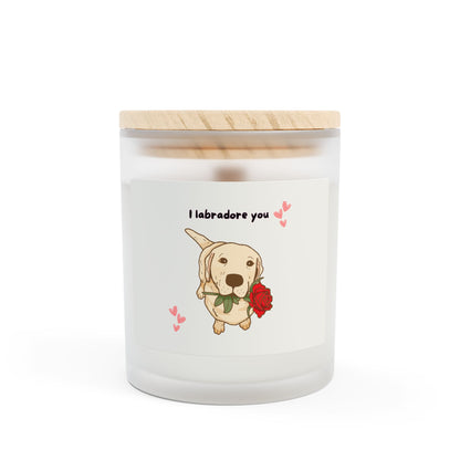 Dog "I Labradore You" 11oz Frosted Glass Scented Candle