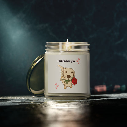 Labrador / Dog Themed Adorable Scented Candles (4oz, 9oz)