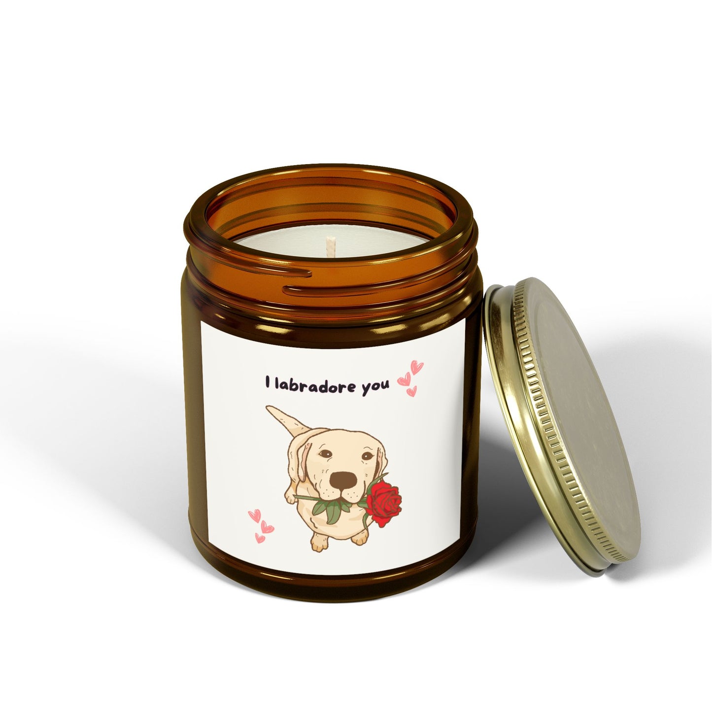 Labrador / Dog Themed Adorable Scented Candles (4oz, 9oz)