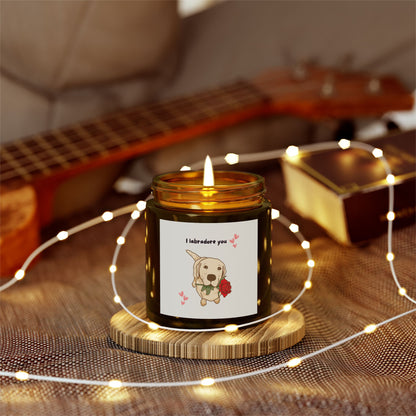 Labrador / Dog Themed Adorable Scented Candles (4oz, 9oz)